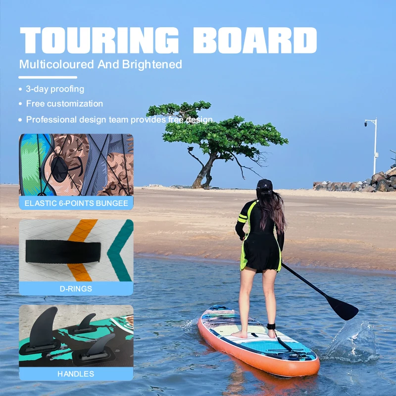 ULTTY wholesale SUP cheap surf drop stitch cool  isup sap fishing inflatable stand up paddle board