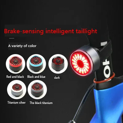 USB Rechargeable COB Waterproof Taillight Safety Led Rear Bike led light for bicycle