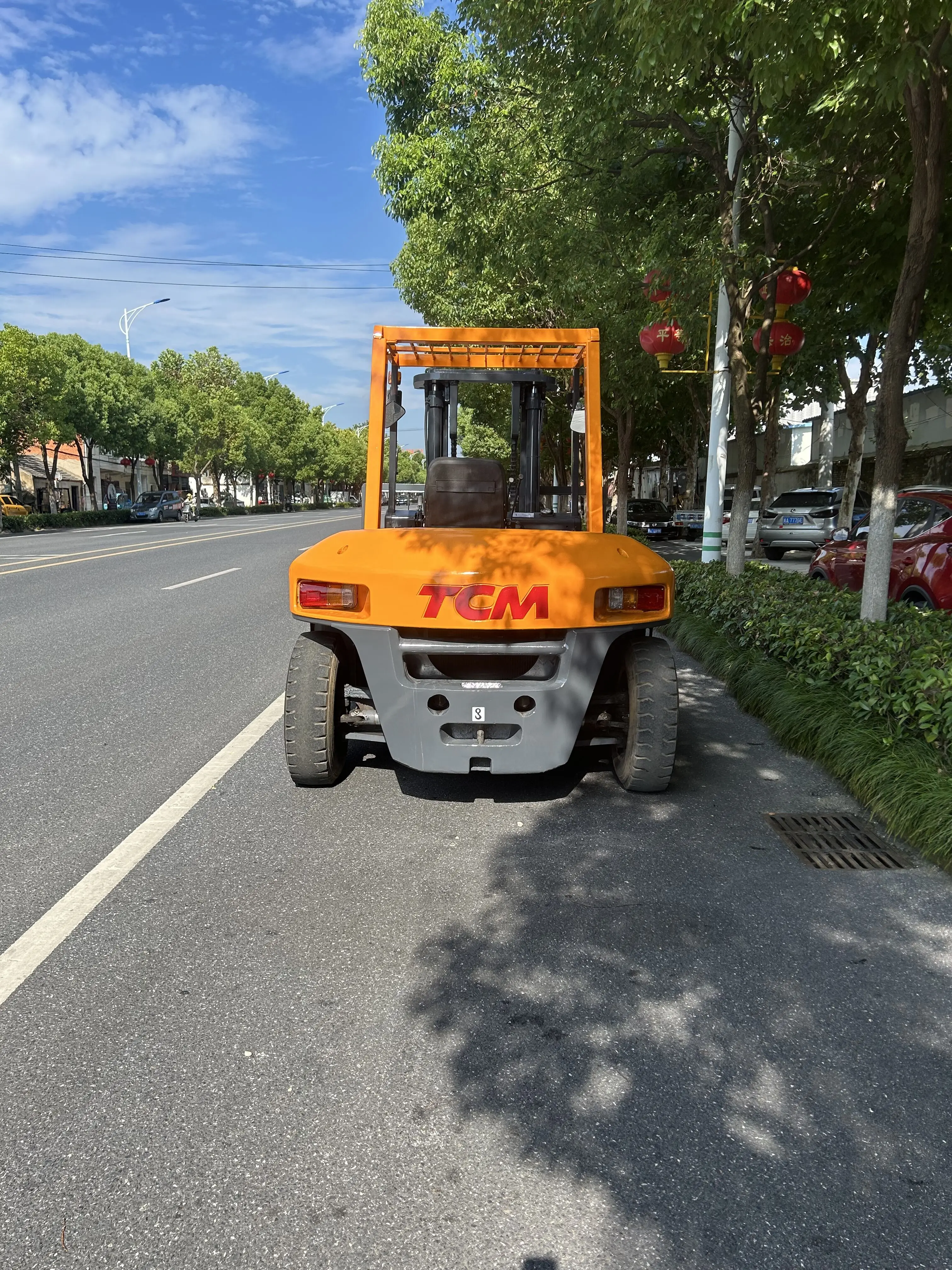 used Hot Sale small mini TCM 7Ton Diesel cheap forklifts truck with imported Japan engines for optional