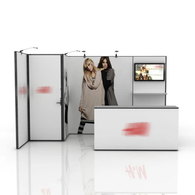 Hangzhou Idea aluminum booth exhibition Luban Trade Show Stands with storage room