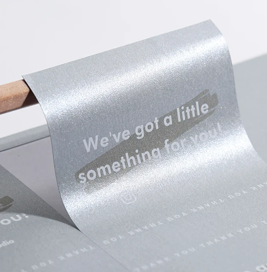 Pearlescent sticker gold clear business label affixed paper bag packaging custom print brand  logo sticker