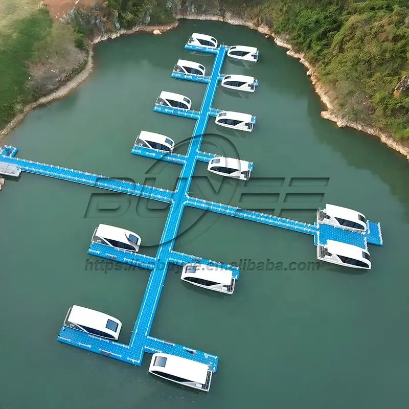 Современный дизайн дом для отдыха на воде 11 м 36ft лодка причала отеля индивидуальная Роскошная из стекловолокна продажи