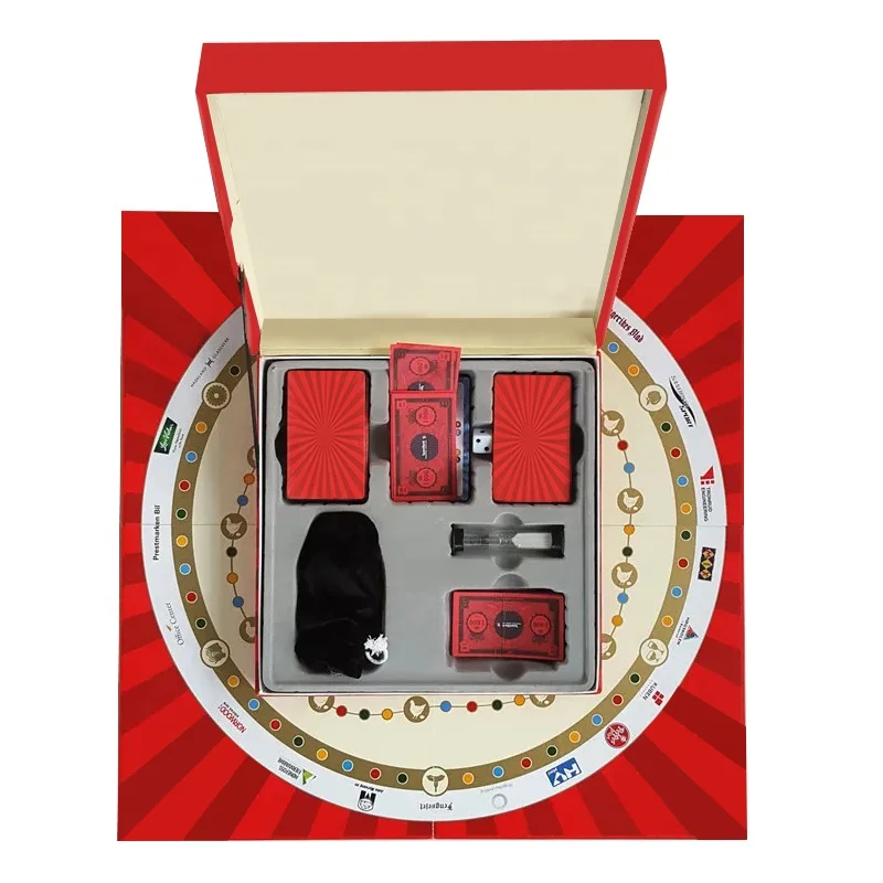 Free samples Custom Magic World Card Game Logo CMYK Paper Board Games educational board games