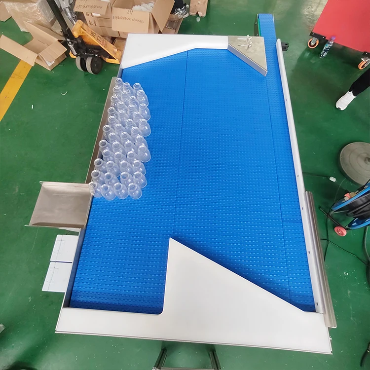 Factory customized Bottle Accumulation Table top Conveyor price