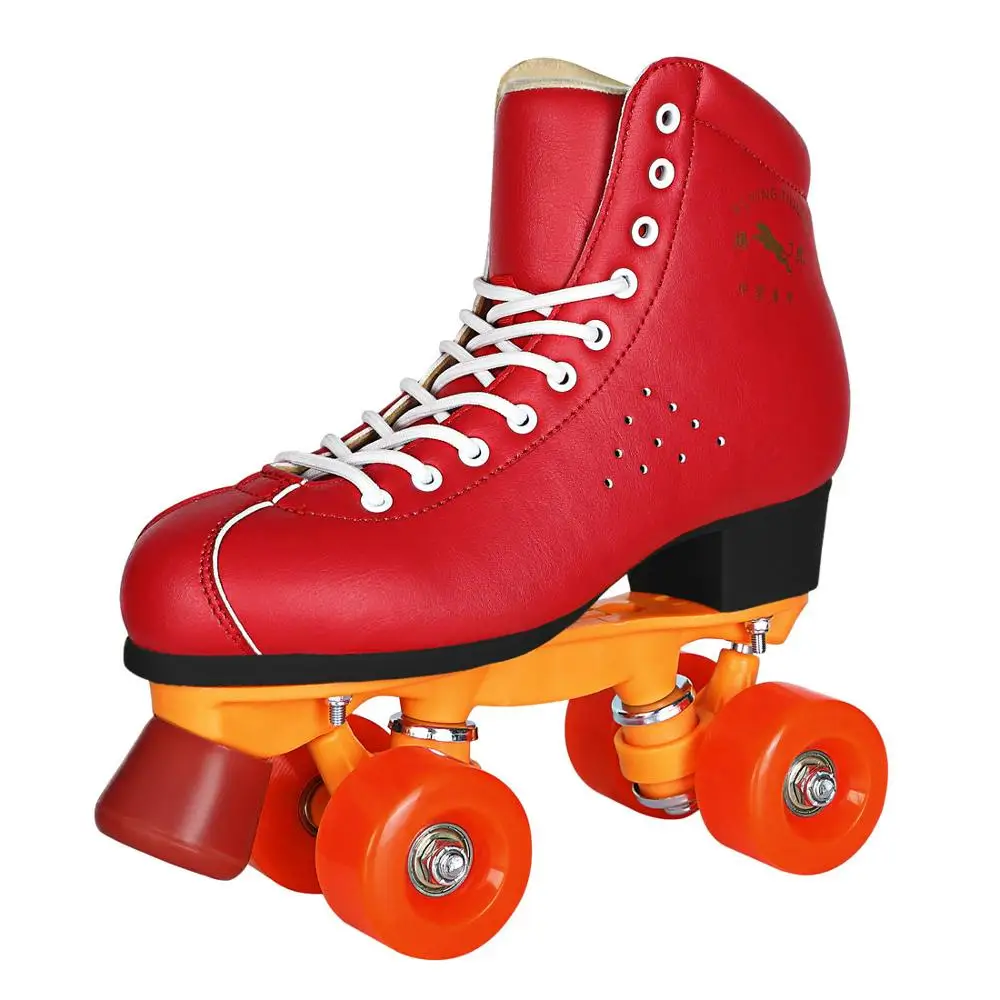 Hot Selling LED Wheel Soy Luna Rental Rink Skating Professional Level Quad Roller Skates Good Quality 4 Wheels Quad FT520 CN;GUA