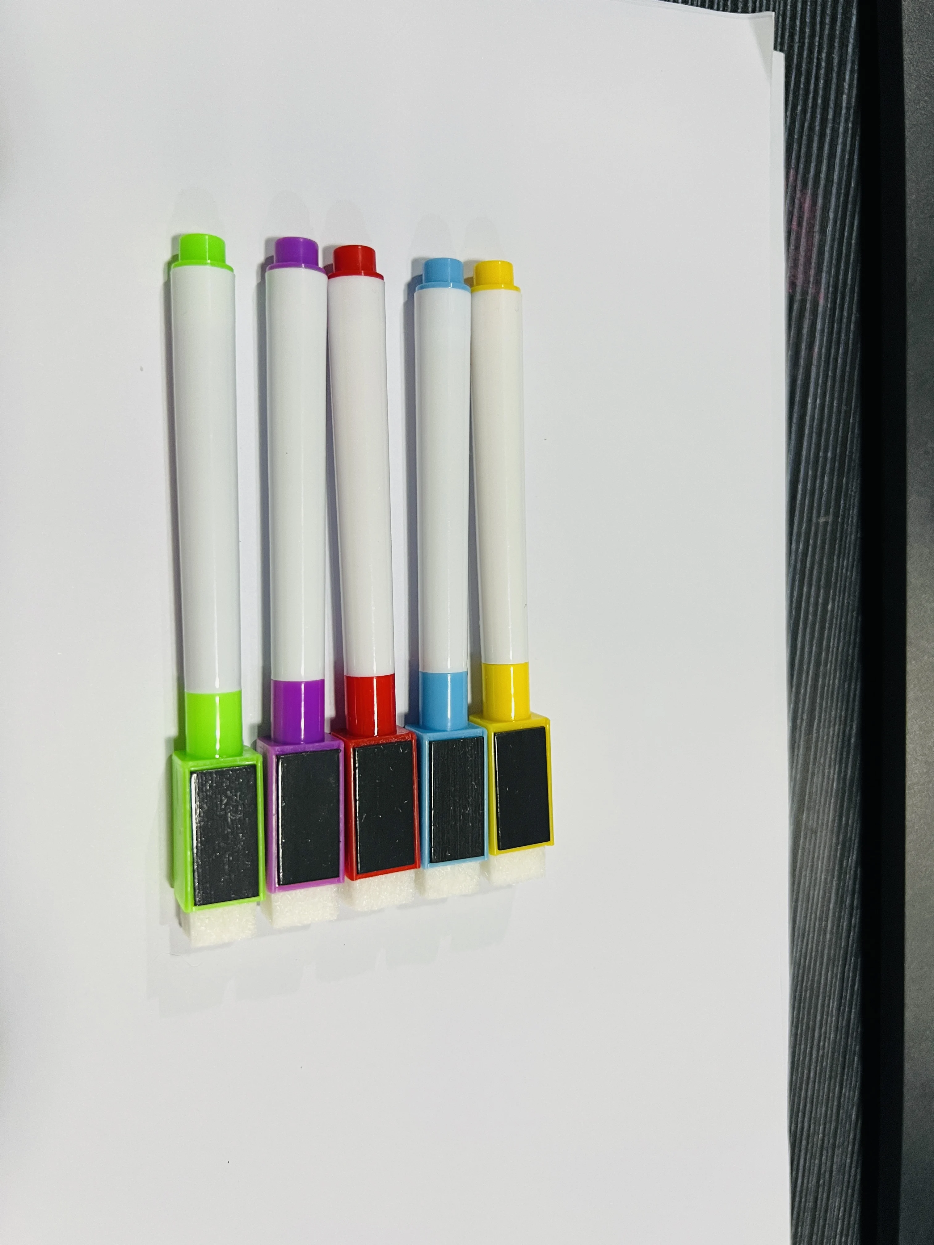 Board Marker Pen Back to School Magnetic Erasable White Pantone Black Custom Red Blue Logo Item Packing Packaging Office Color