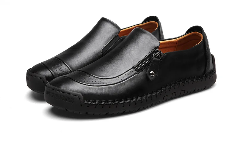 Genuine leather   Comfortable and stylish  Shoes for  Anti Slippery Hard-wearing Fashion Men loafers  Shoes