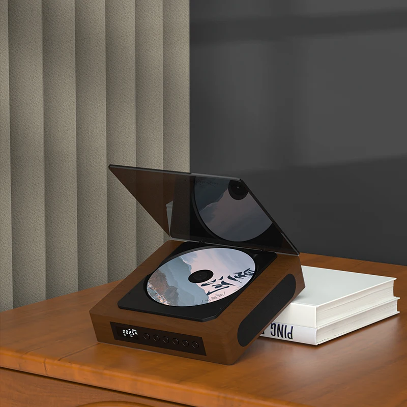 Hot Sale Portable CD Player Music CD Player Wall Mountable BTH With Display Home Audio