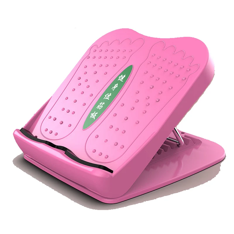 SHENGDE Wholesale Custom Logo Yoga Squats Gym Exercise Fitness Balancing Professional Green Pink Slant Board Calf Stretcher