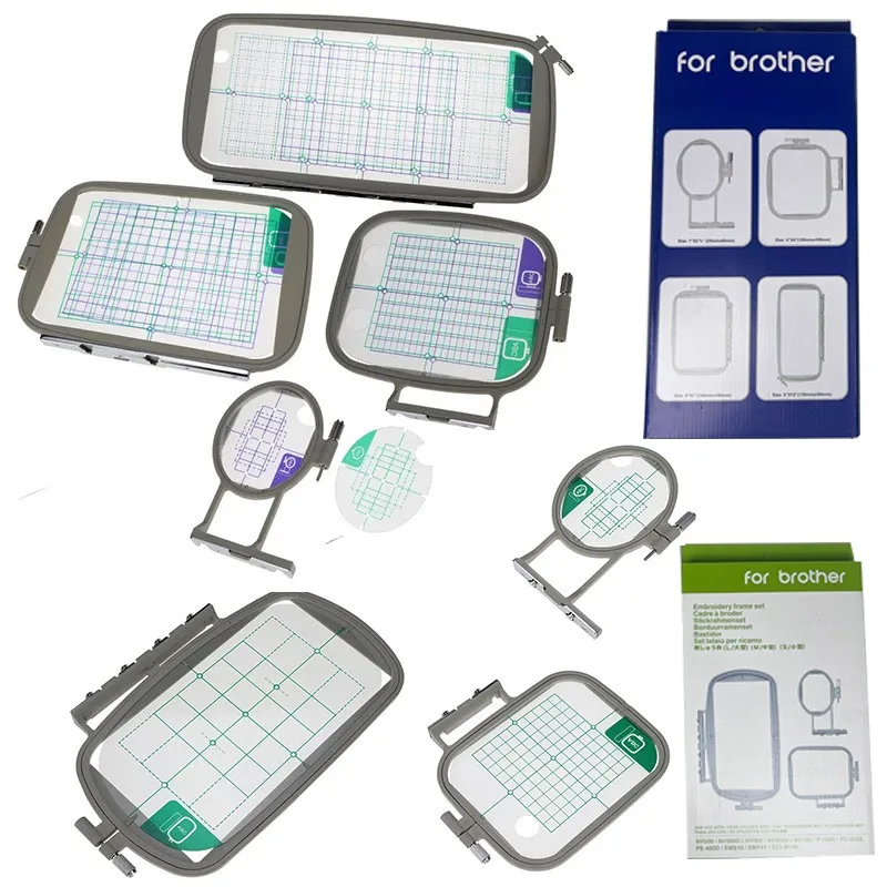 3PCS Brother embroidery frame home multi-functional sewing machine embroidery stretch 4PCS stretch cloth frame square frame set