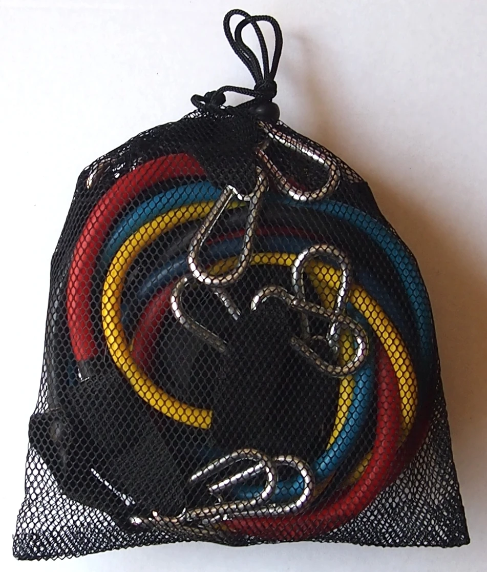 Custom Elastic Tube 11pcs latex tube Fitness Body Building Home Gym Equipment resistance bands