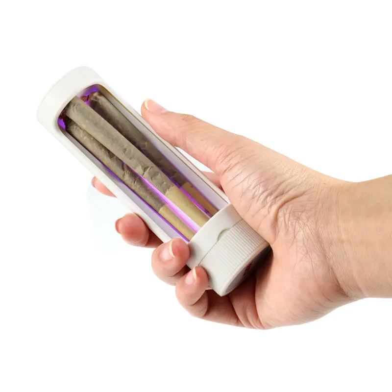 7 colors changeable tobacco storage tubes container 3pcs cigarette cone case herb saver box stash cone can smoking paper jar