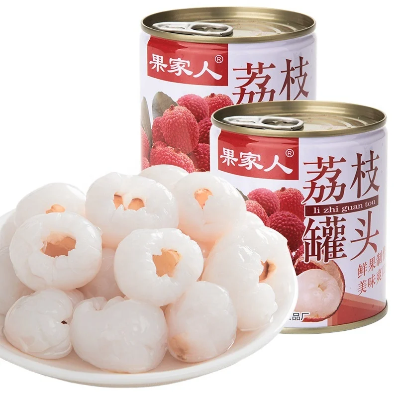 Сладкий китайский 312 г консервированный личи в легком сиропе консервированные мгновенные закуски из фруктов для отдыха