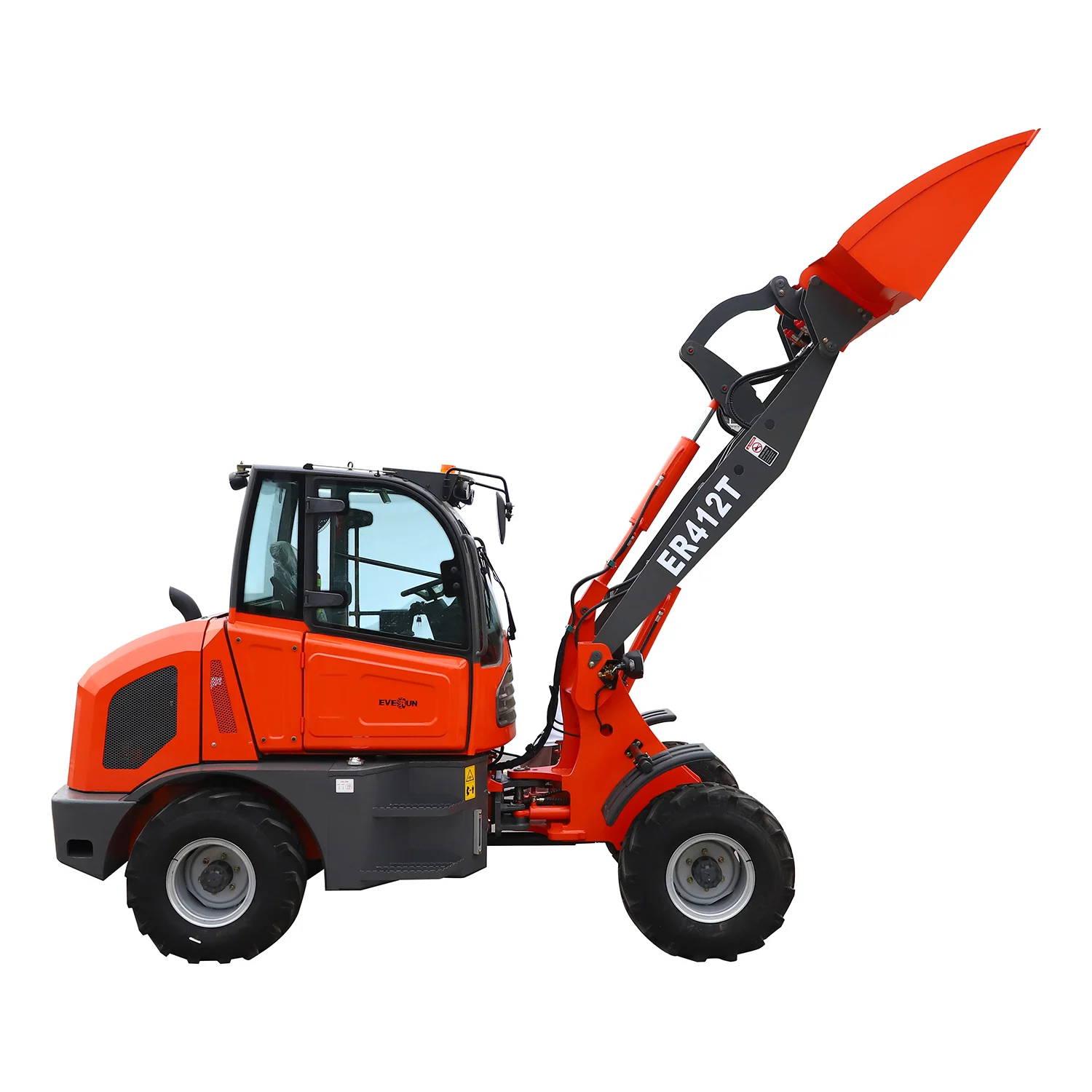  EVERUN ER412T 4WD новый дизайн хорошая цена компактная сельскохозяйственная машина мини Лопата колесный погрузчик с