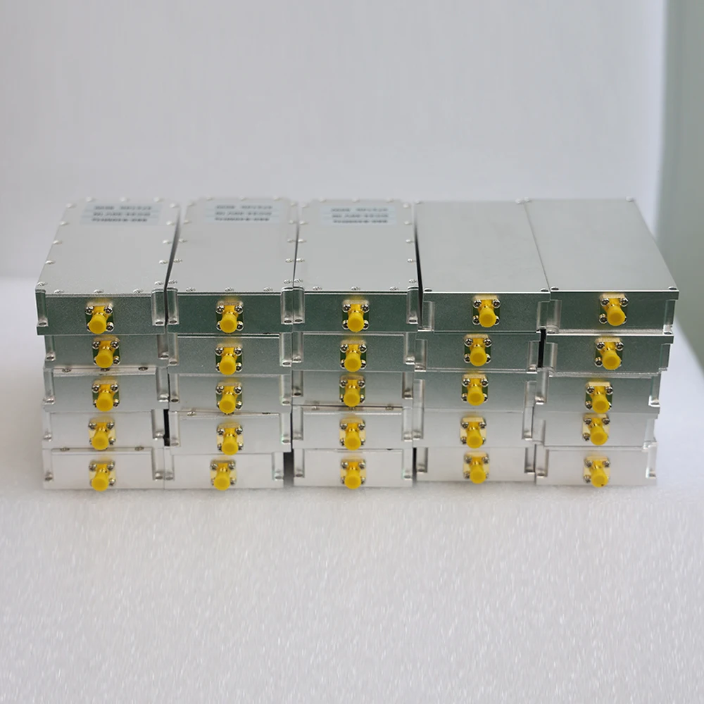 aluminum case 400 500mhz lora 50w digital laura vco fpv gan rf amplifier jamming jammer module for anti drone