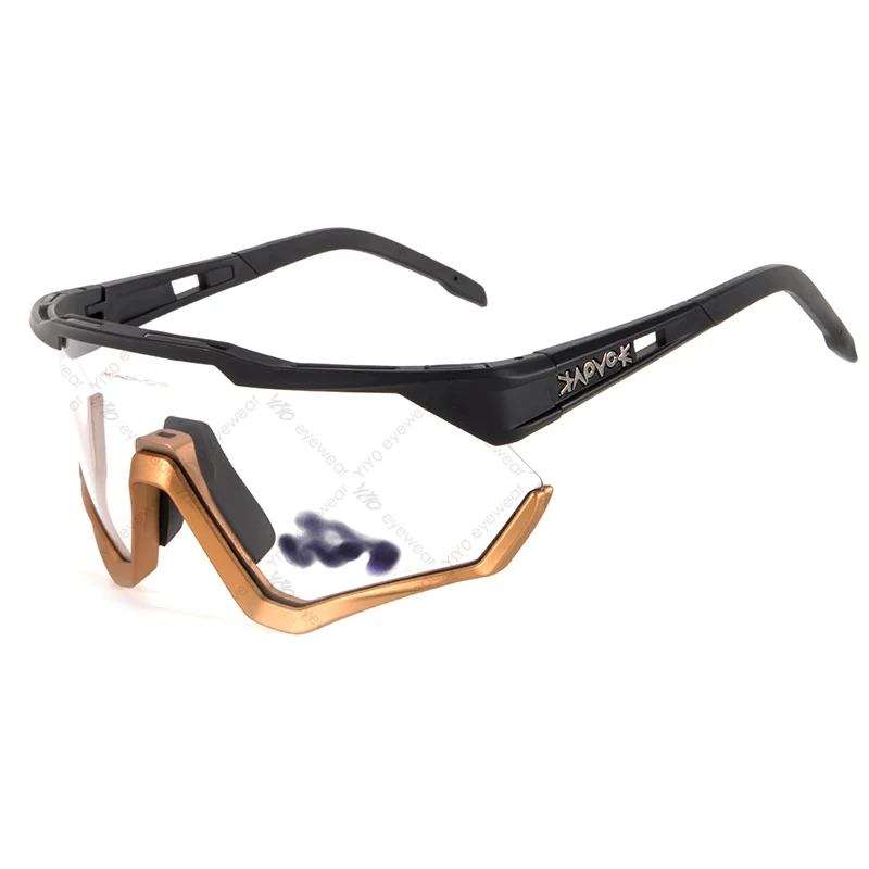 New 2022 Photochromic Men Outdoor Mountain Cycling Eyewear Road Bike Protection Glasses Windproof Sport Sunglasses