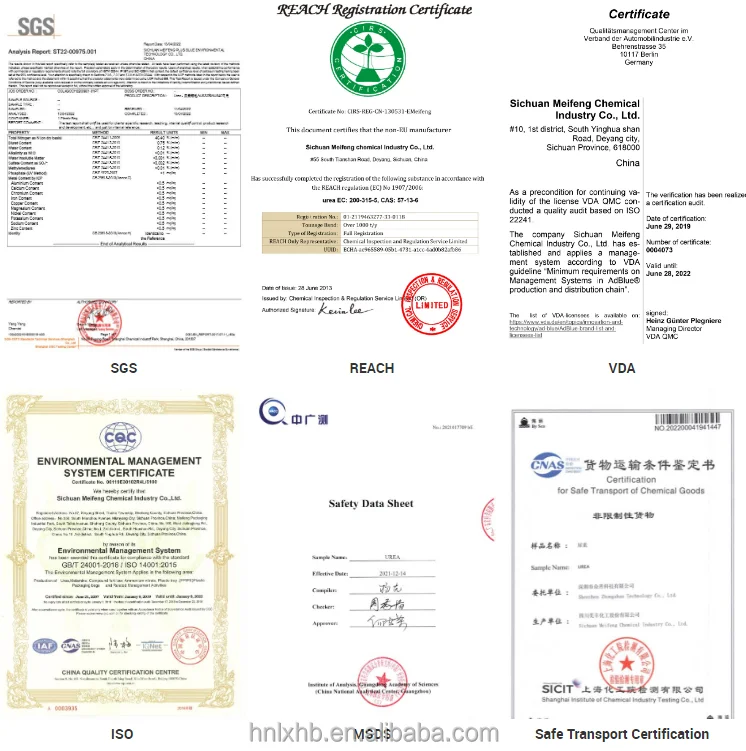 10 л DEF выбросы дизельными двигателями жидкости AdBlue Мочевина 32.5% соответствует стандартам ISO 22241