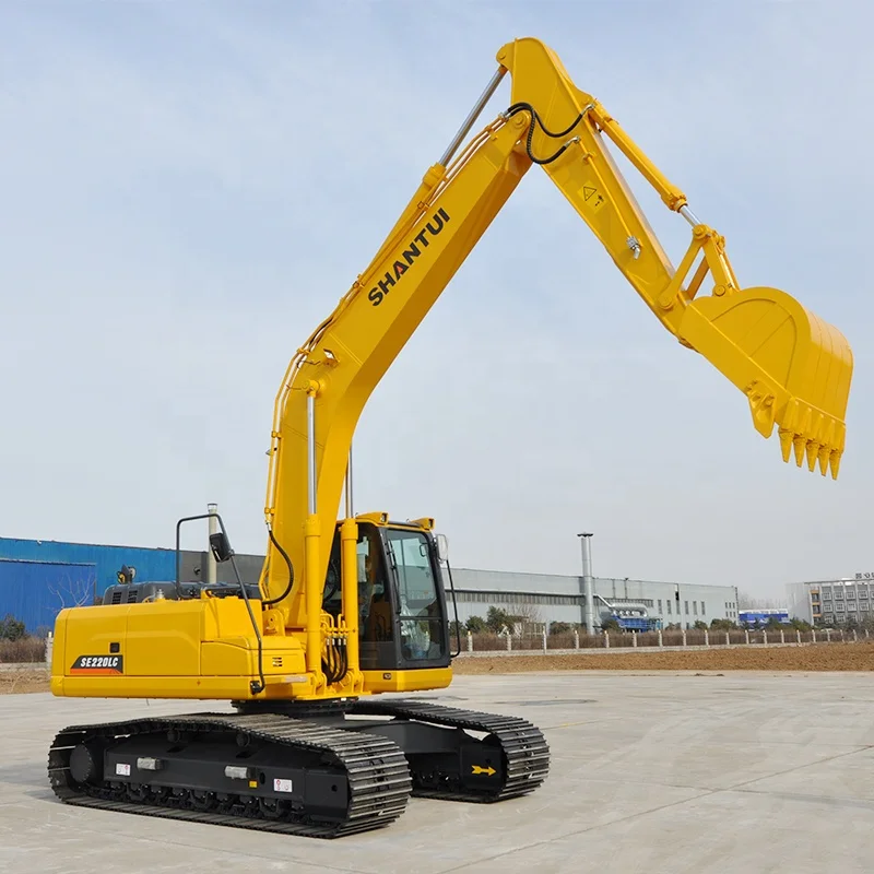CE SHANTUI brand construction equipment 112KW SE220LC hydraulic track excavator machine