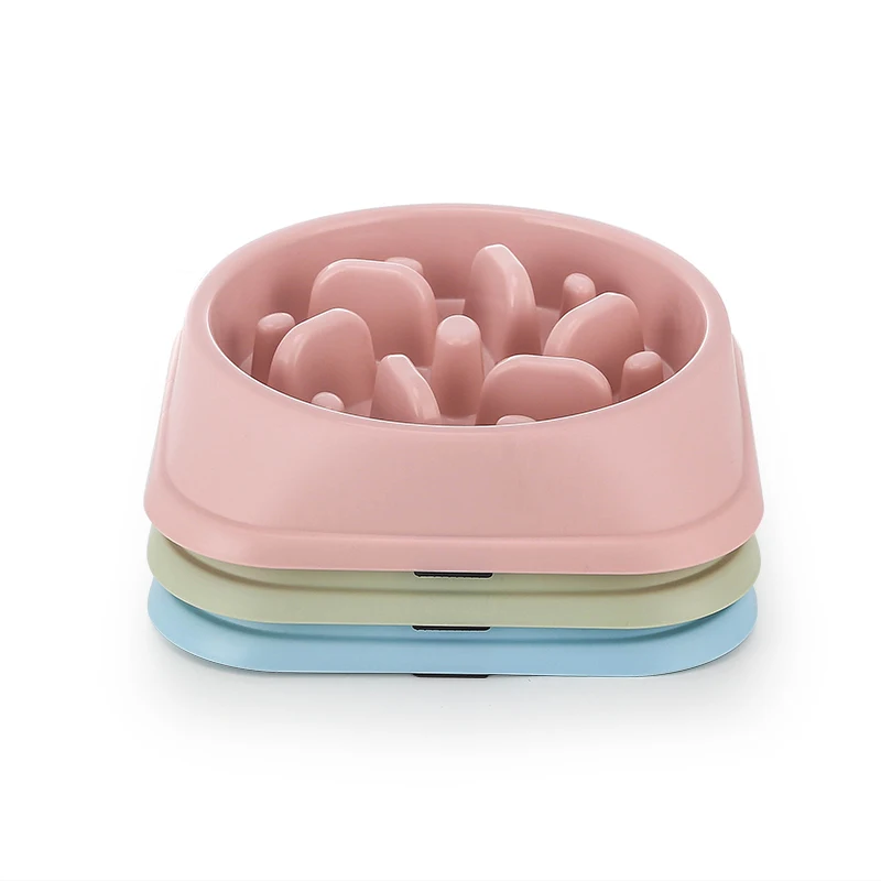 Привлекательная Веселая миска для медленного кормления собак для жевания