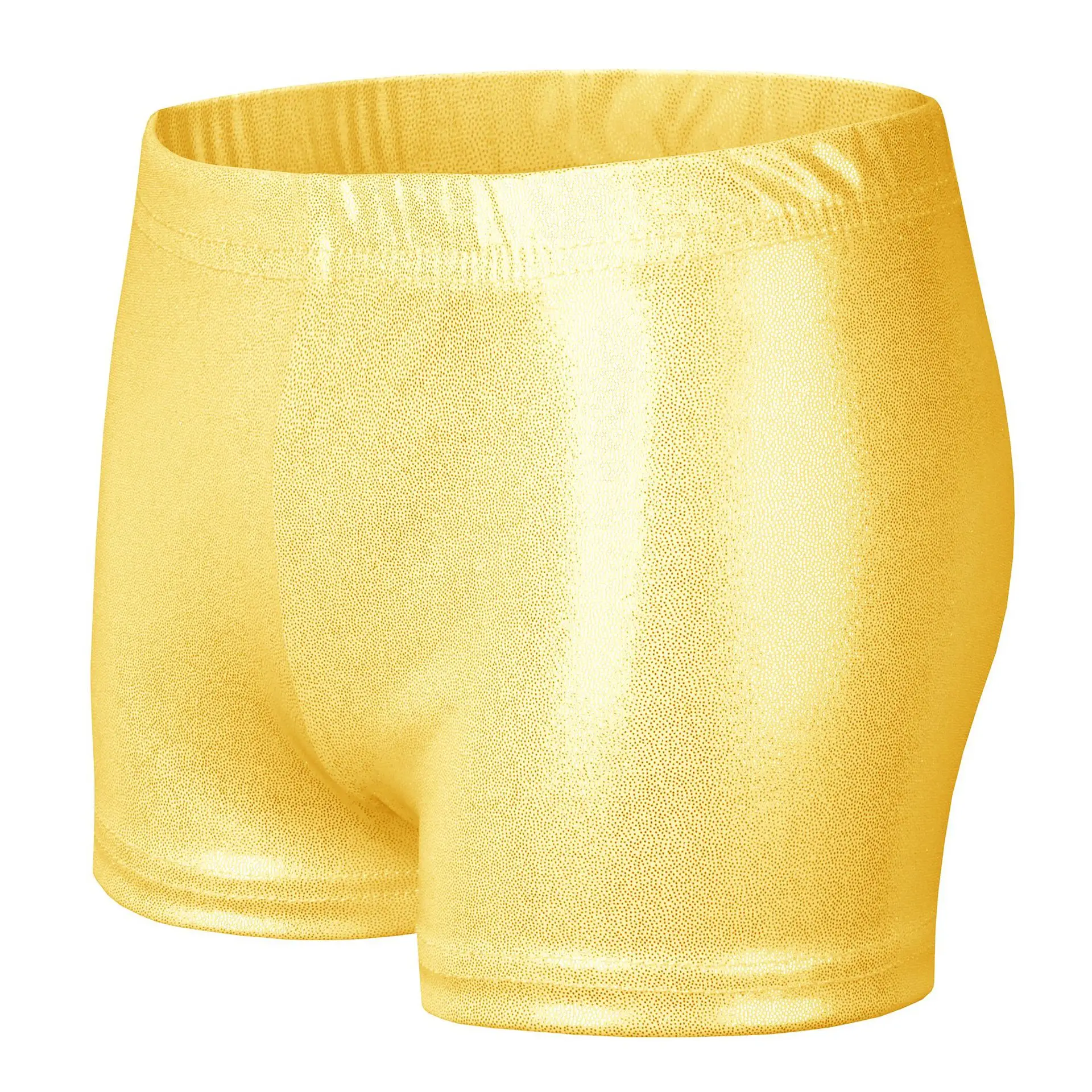 Wholesale Custom Kids Dance Stage Performance Shorts Girls Ballet Shiny Dance Shorts