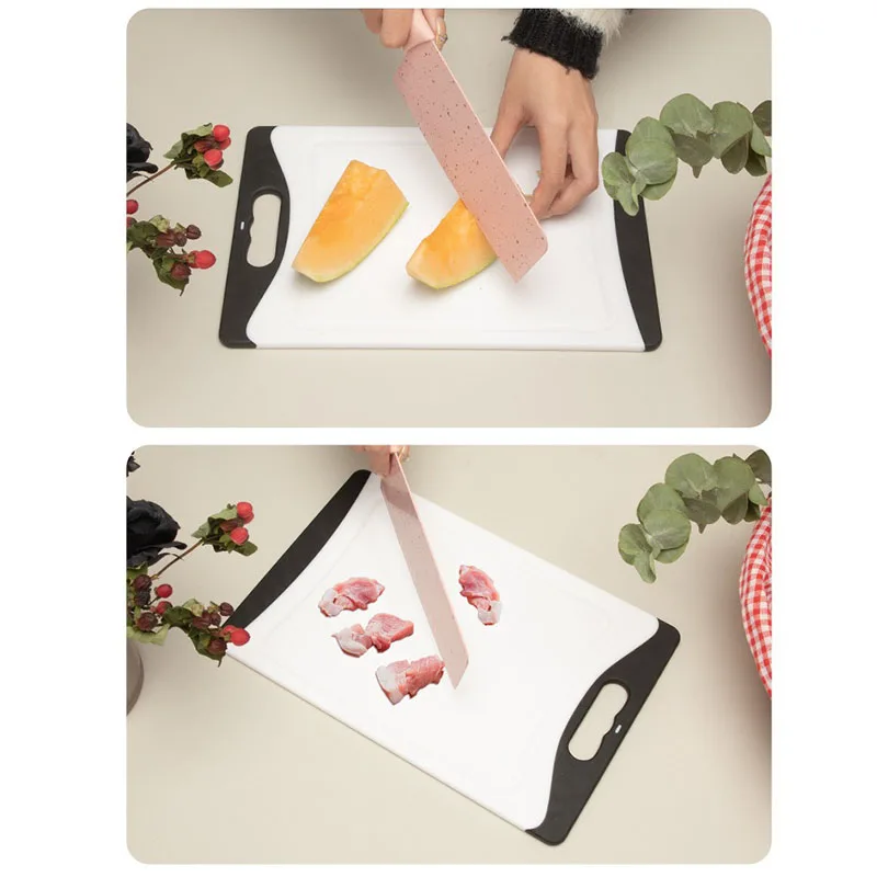 HYRI Cutting Board With Handle Double-Sided Meat Vegetable Non-Slip Thick Pp Bpa Free Kitchen Accessories Tool Chopping Board