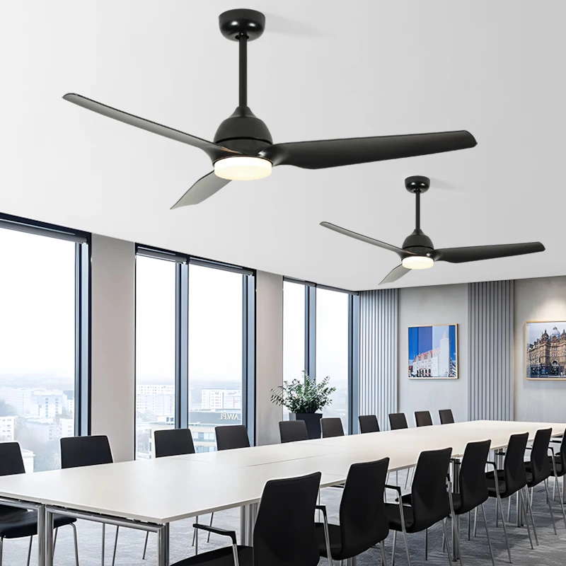 Factory Direct 56-Inch LED Ceiling Lights Modern Design DC Motor Low-Noise Frequency Conversion Remote Control Household Use