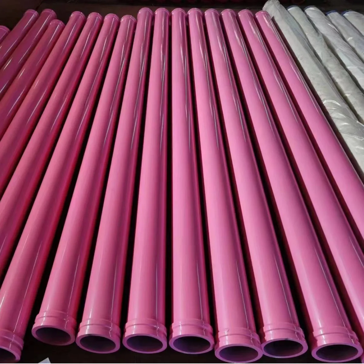 twin wall pipe double wall pipe concrete harden pipe with SK flange concrete pump parts 3- 6 inch concrete pump rubber end hose