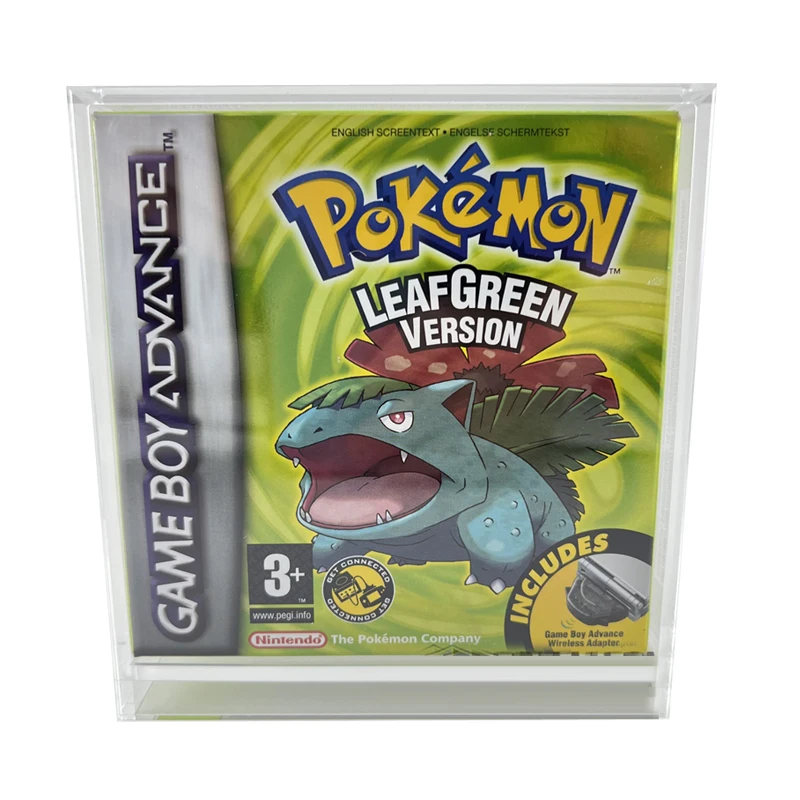 Пользовательские Nintendo Game Boy GBC GBA виртуальный мальчик Прозрачный Акриловый Дисплей футляр с УФ-защитой акриловая коробка для видеоигр