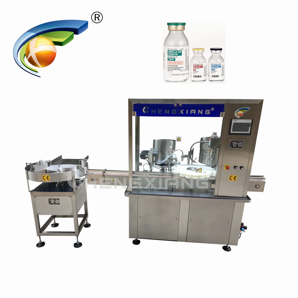 
Automatic liquid vial bottle filling machine line glass bottle oil ampoule bottle filling and sealing line 