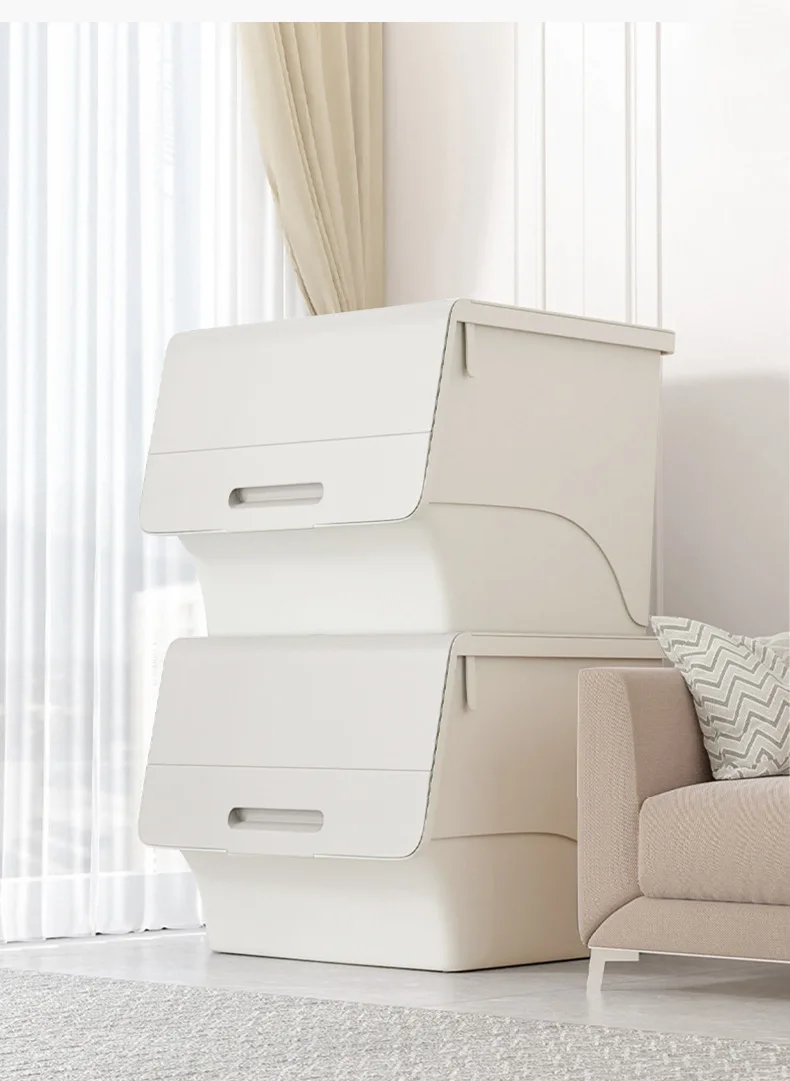 China Sale Large Storage Bins With Lids Storage Boxes Organizer Containers Baskets With Cover For Home Bedroom Closet Office
