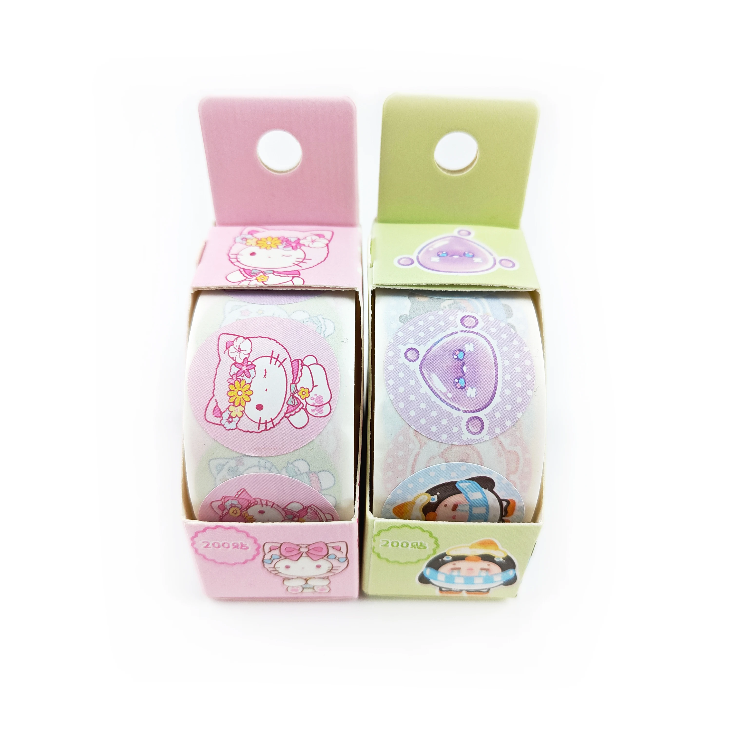 Round Sticker Roll Personalized Decorative Gift Food Packaging Seal Sticker