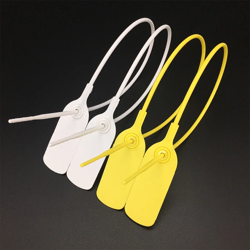 
500mm Shipping Security Plastic Seals With Serial Number Safety Container Seal Lock 
