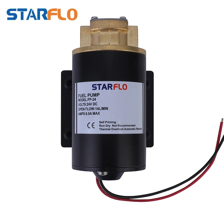 Шестеренчатый насос STARFLO 3.68GPM 14LPM Электрический судовой топливный лодочный масляный