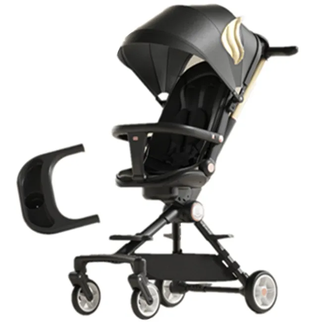 For Travel High Landscape Baby Toddler Stroller Trolley Go Karts Kids Buggy Pram Quality Foldable Baby Products Push Chair Carts