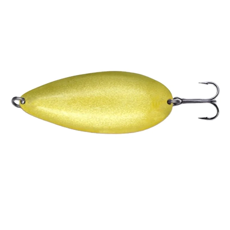 Treble Hook Ultra Light Salmon Fish Lure Fishing Spoon