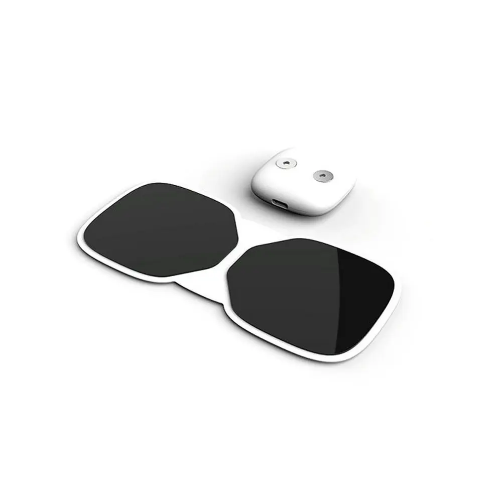 Миниатюрная Портативная зарядка EMS Tens, Умная Электронная импульсная подушка, Волшебный стикер для шеи, массажер для всего тела, расслабляющая мышечная терапия