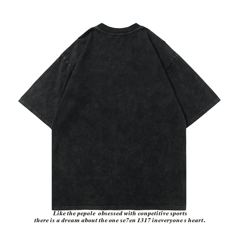 Latest Trends Oversize Couple Clothing Hip Hop Streetwear Women Men Unisex T-shirt Outdoor Casual Daily Wear 100% Cotton Printed