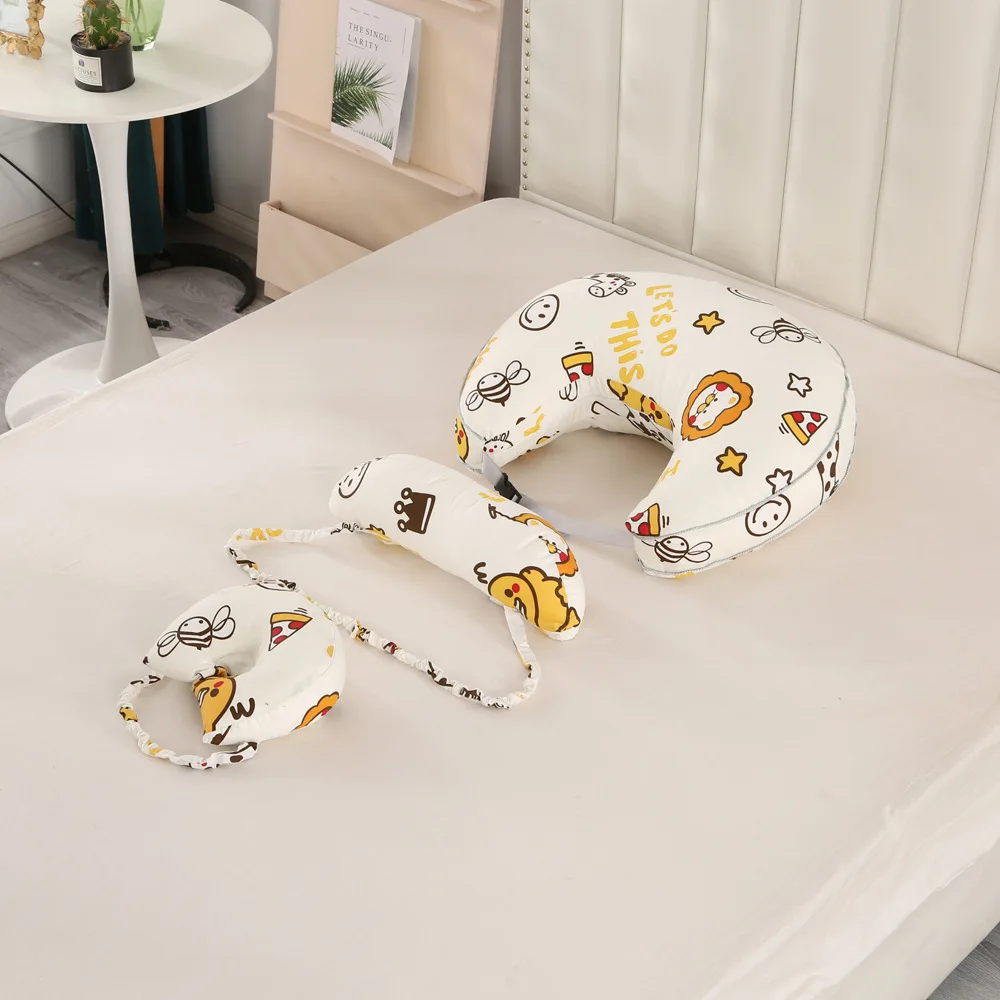 Newborn Nursing Breastfeeding Cotton Maternity Head Support Pillow Baby Feeding Pillow