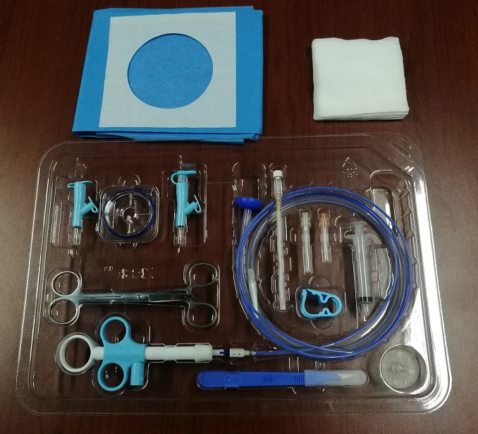 Disposable gastrostomy feeding tube / PEG percutaneous endoscopic kit