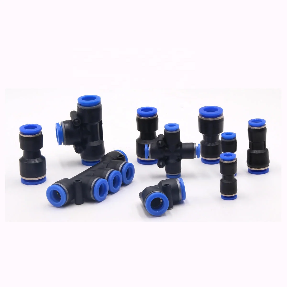 Air Pneumatic Pipe 8mm To 6mm Straight Push In Connectors Quick Fittings