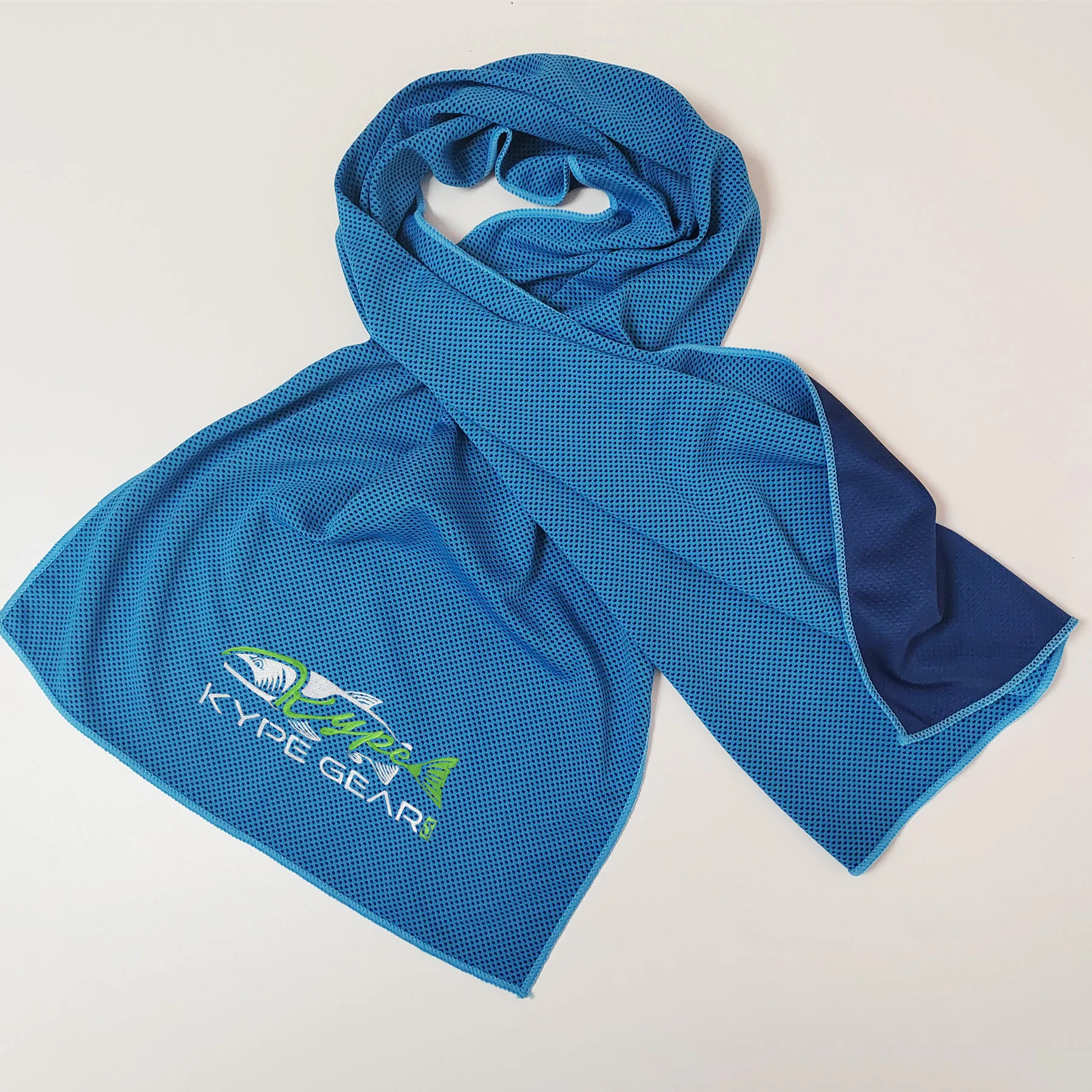 Customized logo print super dry sport ice cooling microfiber towel_micro fiber arctic cool towel with bottle