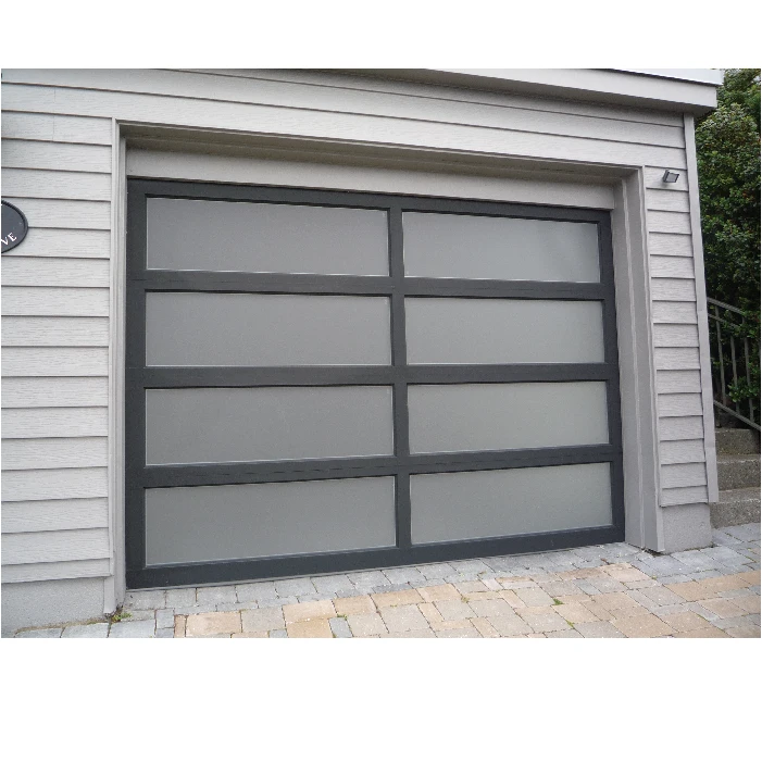 
Topwindow Modern Automatic 16x7 220v Metal Aluminum Mirror Glass Panel Modern Sectional Remote Control Glass Garage Door 