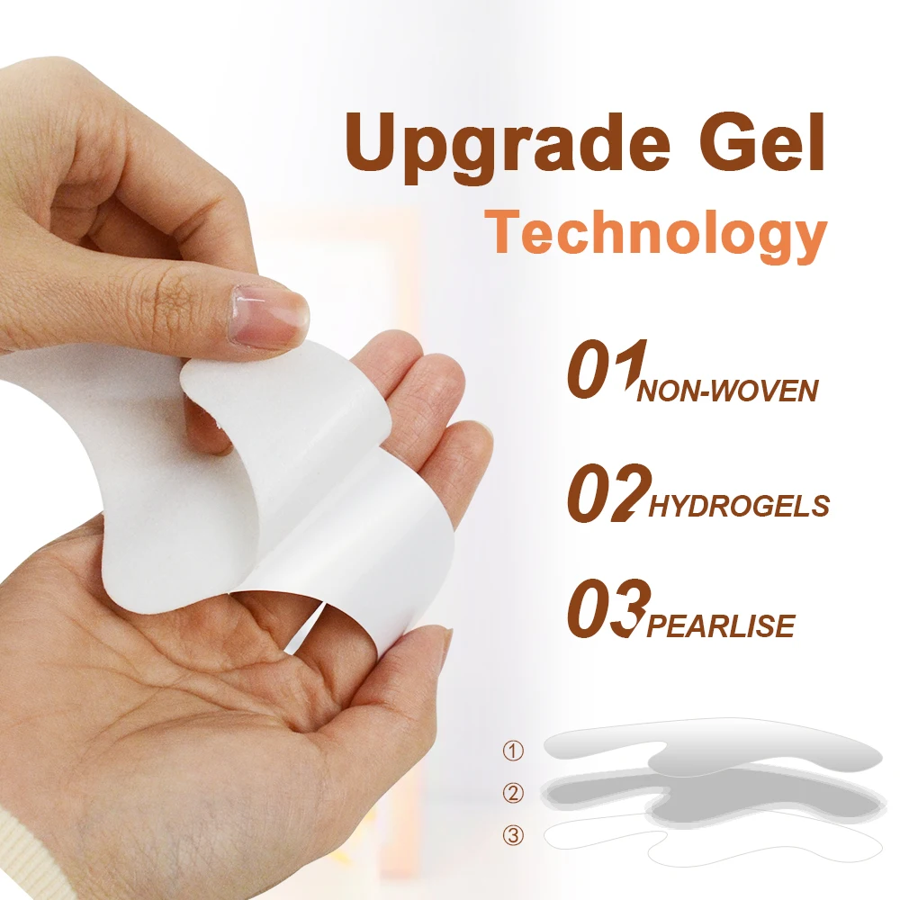 factory wholesale Biodegradable Polymer Gel Portable and lightweight Serum Sticker forehead patch  for Soften and Smooth Skin