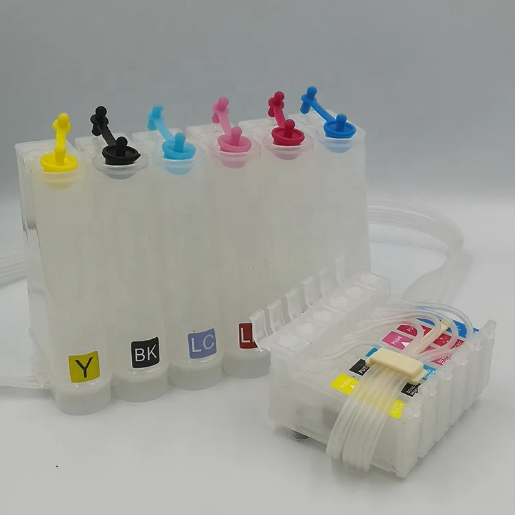 T0491-T0496 Continuous Ink Supply System Ciss For Epson R230 R210 R310 R350 RX510 RX630 Printer Ink Cis With ARC Chip