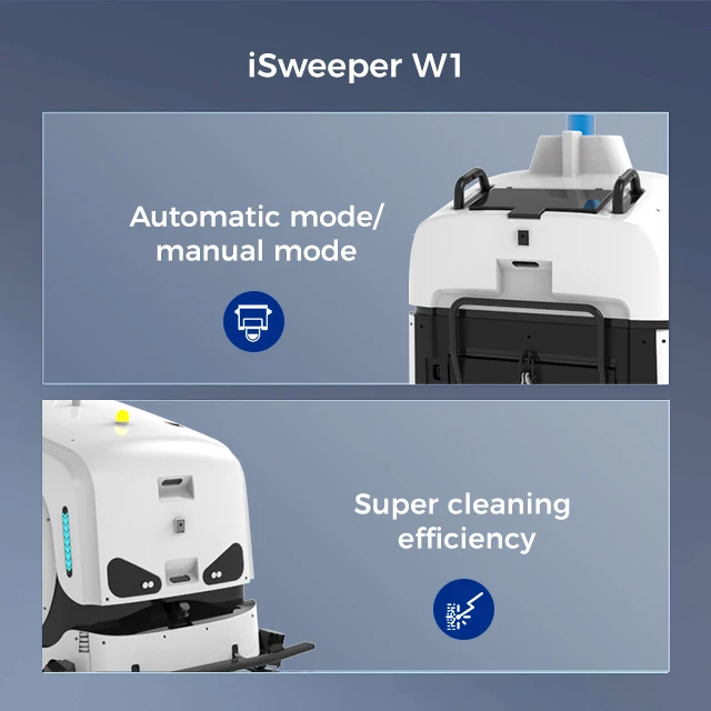 iTR Auto-Sweeping Commercial Cleaning Robot Smart Industrial Robot for Efficient Sweeping & Cleaning