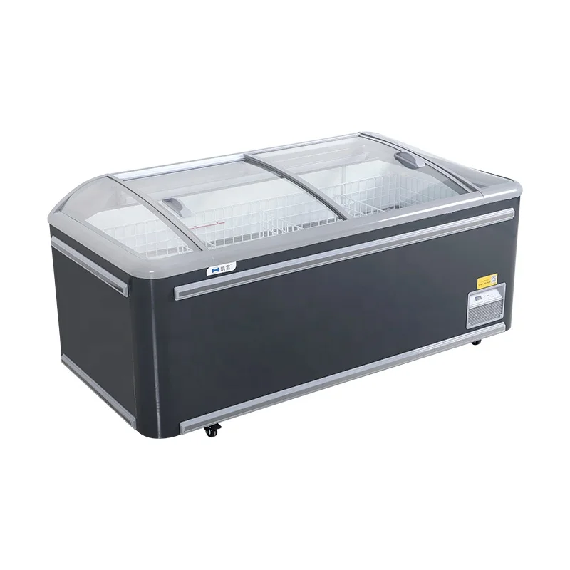 Supersnow frost free combined deep island commercial supermarket display freezer