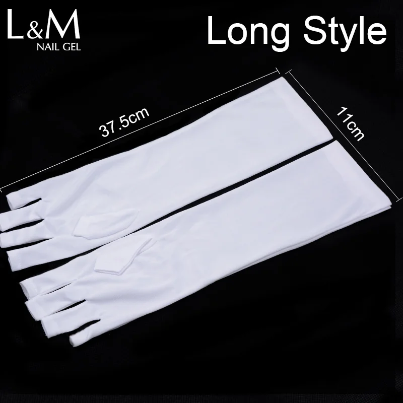 Nail Gloves Anti UV Protect Hands Gloves 1 Pair Gel Manicure Tools