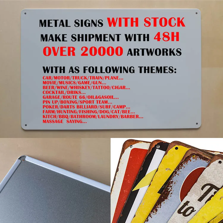 collect wall plaque dog bules Coffee Bar Garage Man Cave Wall Decoration poster cola beer tin signs nuka cola metal sign