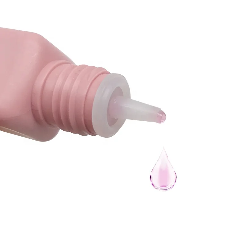 Hot Sale 0.5s Sensitive Pink Eyelash Extension Glue Individual Lash Adhesive Pink Bottle Las Supplies