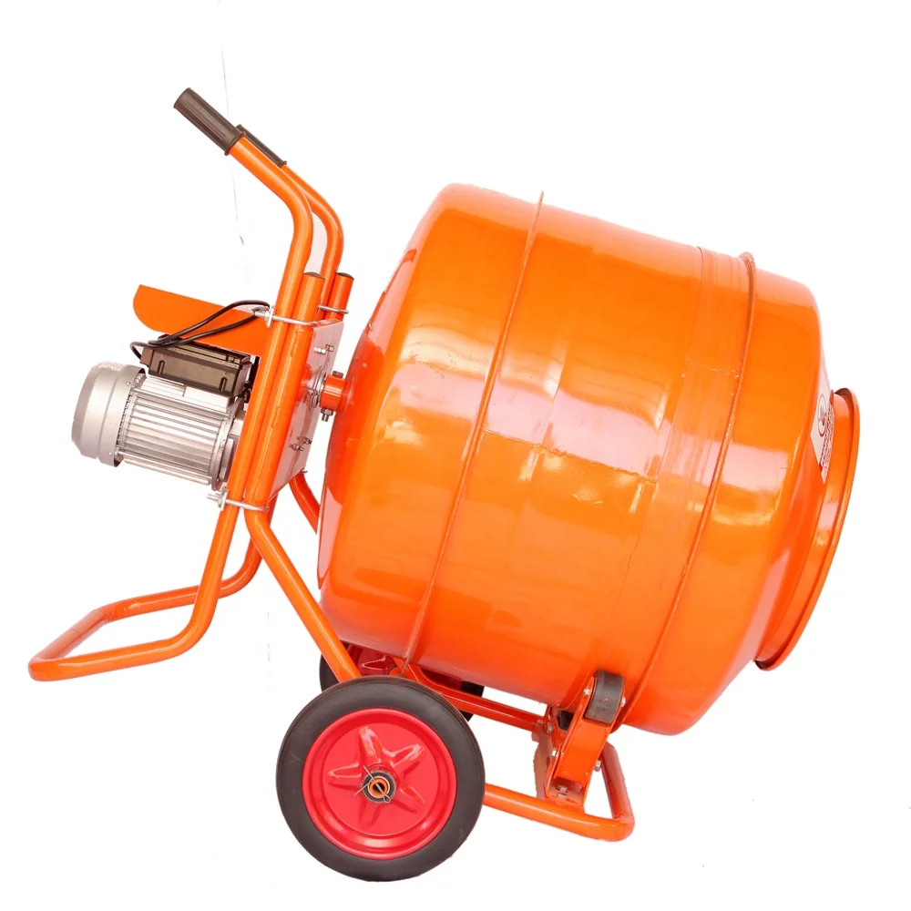 Factory Supplier Mini Electric Portable Cement Concrete Mixer With Two Wheels